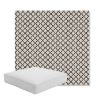 Picture of Yardly Hedge | Boxed Square Outdoor Seat Cushion - Sunbrella© Fabric