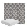 Picture of Yardly Hydrangea | Boxed Square Outdoor Seat Cushion - Sunbrella© Fabric