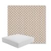 Picture of Yardly Sprig | Boxed Square Outdoor Seat Cushion - Sunbrella© Fabric