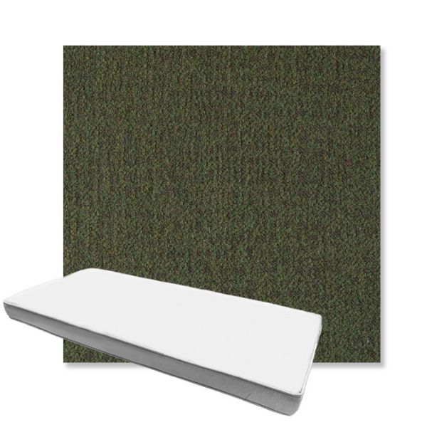 Picture of Abstraction Juniper | Boxed Custom Outdoor Bench Cushion - Sunbrella© Fabric