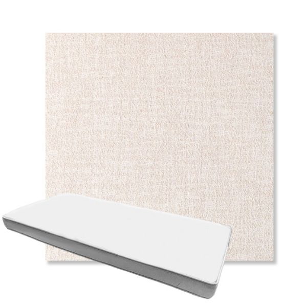 Picture of Abstraction Parchment | Boxed Custom Outdoor Bench Cushion - Sunbrella© Fabric