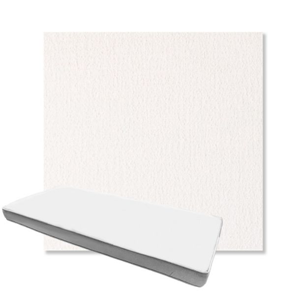 Picture of Abstraction Snow | Boxed Custom Outdoor Bench Cushion - Sunbrella© Fabric