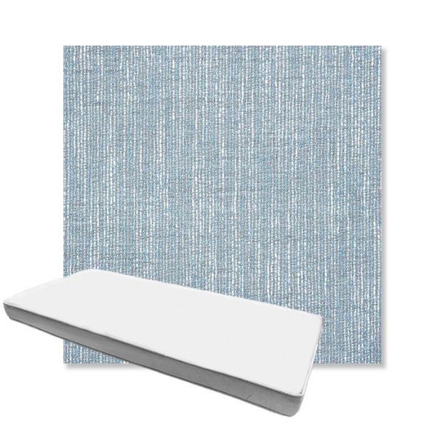 Picture of Adena Celeste | Boxed Custom Outdoor Bench Cushion - Sunbrella© Fabric