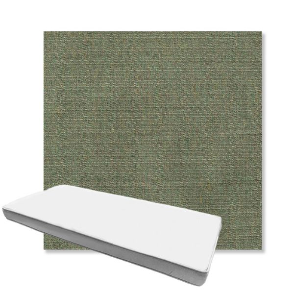 Picture of Ambrose Fern | Boxed Custom Outdoor Bench Cushion - Sunbrella© Fabric