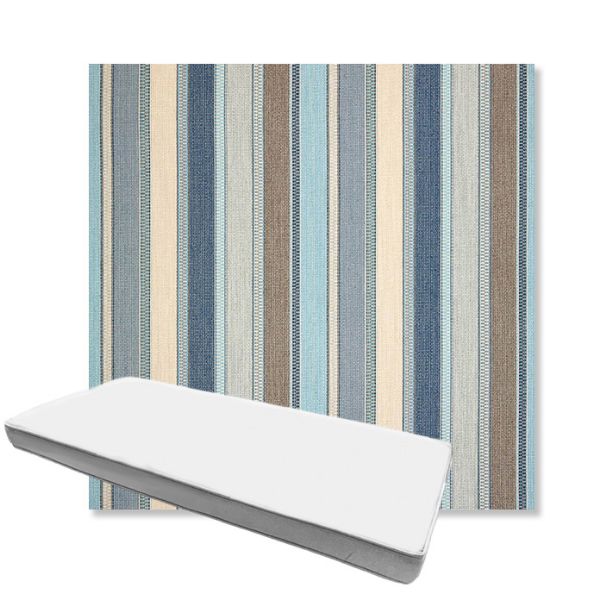 Picture of Ascend Spa | Boxed Custom Outdoor Bench Cushion - Sunbrella© Fabric