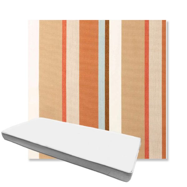 Picture of Beaming Mojave | Boxed Custom Outdoor Bench Cushion - Sunbrella© Fabric