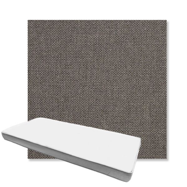 Picture of Blend Coal | Boxed Custom Outdoor Bench Cushion - Sunbrella© Fabric