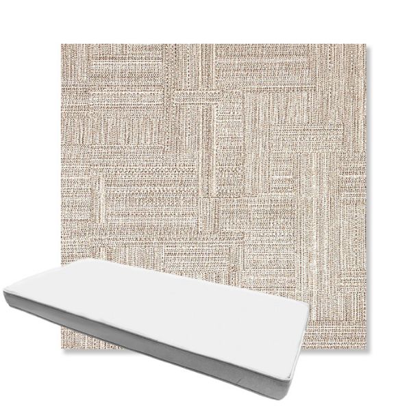 Picture of Boro Walnut | Boxed Custom Outdoor Bench Cushion - Sunbrella© Fabric