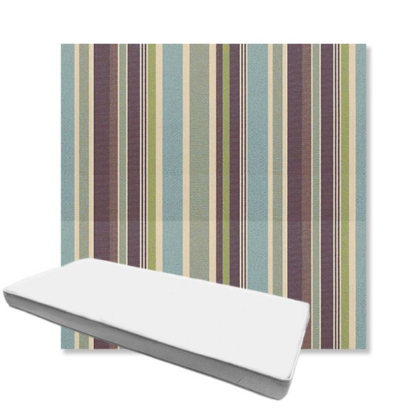 Picture of Brannon Whisper | Boxed Custom Outdoor Bench Cushion - Sunbrella© Fabric