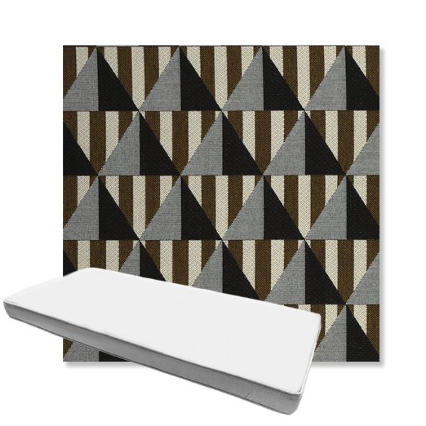 Picture of Buoy Pebble Beach | Boxed Custom Outdoor Bench Cushion - Sunbrella© Fabric