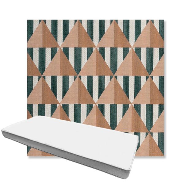 Picture of Buoy Santa Monica | Boxed Custom Outdoor Bench Cushion - Sunbrella© Fabric
