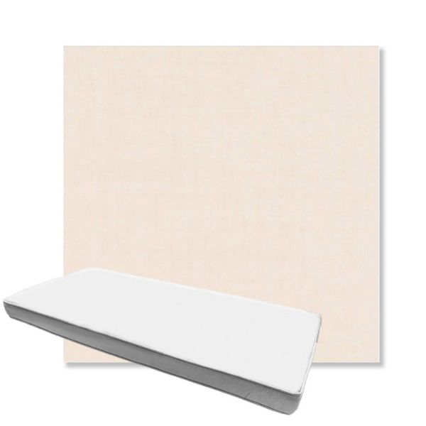 Picture of Cast Bisque | Boxed Custom Outdoor Bench Cushion - Sunbrella© Fabric