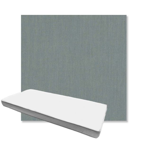 Picture of Cast Seaglass | Boxed Custom Outdoor Bench Cushion - Sunbrella© Fabric