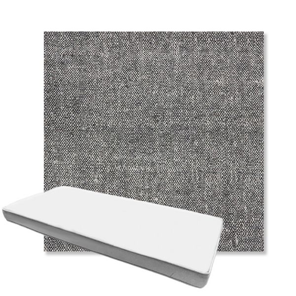 Picture of Chartres Granite | Boxed Custom Outdoor Bench Cushion - Sunbrella© Fabric