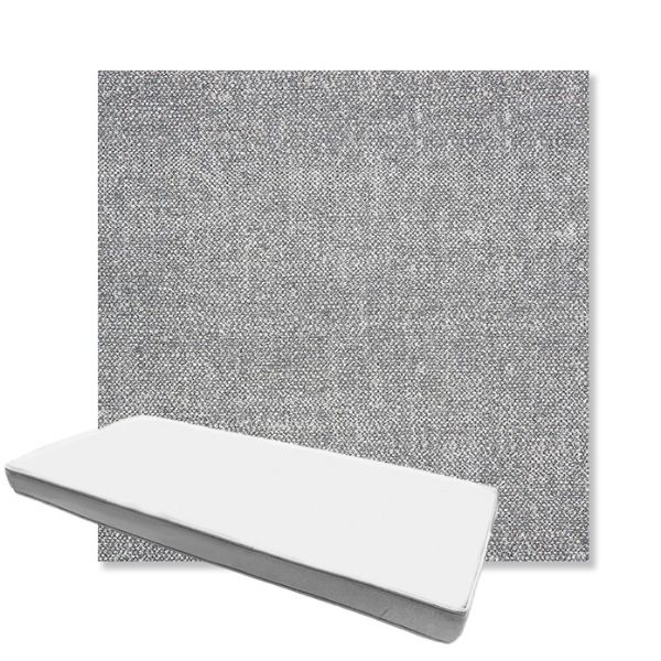 Picture of Chartres Gull | Boxed Custom Outdoor Bench Cushion - Sunbrella© Fabric