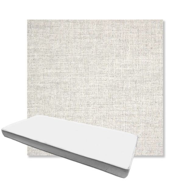 Picture of Crush Cloud | Boxed Custom Outdoor Bench Cushion - Sunbrella© Fabric