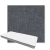Picture of Dither Slate | Boxed Custom Outdoor Bench Cushion - Sunbrella© Fabric