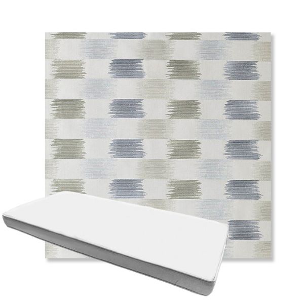 Picture of Dream Mist | Boxed Custom Outdoor Bench Cushion - Sunbrella© Fabric