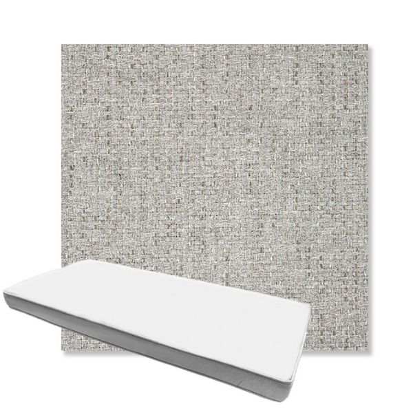 Picture of Dumont Dove | Boxed Custom Outdoor Bench Cushion - Sunbrella© Fabric
