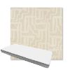 Picture of Escher Alabaster | Boxed Custom Outdoor Bench Cushion - Sunbrella© Fabric