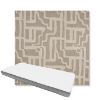Picture of Escher Greige | Boxed Custom Outdoor Bench Cushion - Sunbrella© Fabric
