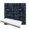 Picture of Escher Indigo | Boxed Custom Outdoor Bench Cushion - Sunbrella© Fabric