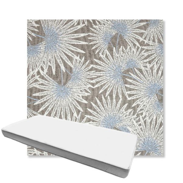 Picture of Etta Vapor | Boxed Custom Outdoor Bench Cushion - Sunbrella© Fabric