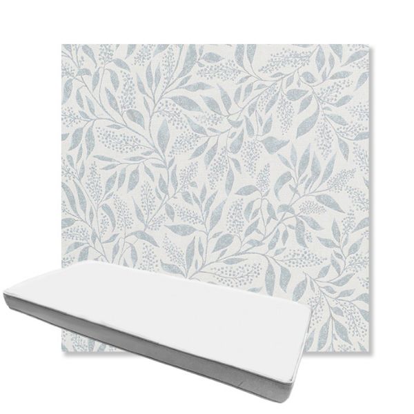 Picture of Exquisite Mist | Boxed Custom Outdoor Bench Cushion - Sunbrella© Fabric