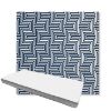 Picture of Figure Indigo | Boxed Custom Outdoor Bench Cushion - Sunbrella© Fabric