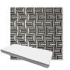 Picture of Figure Onyx | Boxed Custom Outdoor Bench Cushion - Sunbrella© Fabric