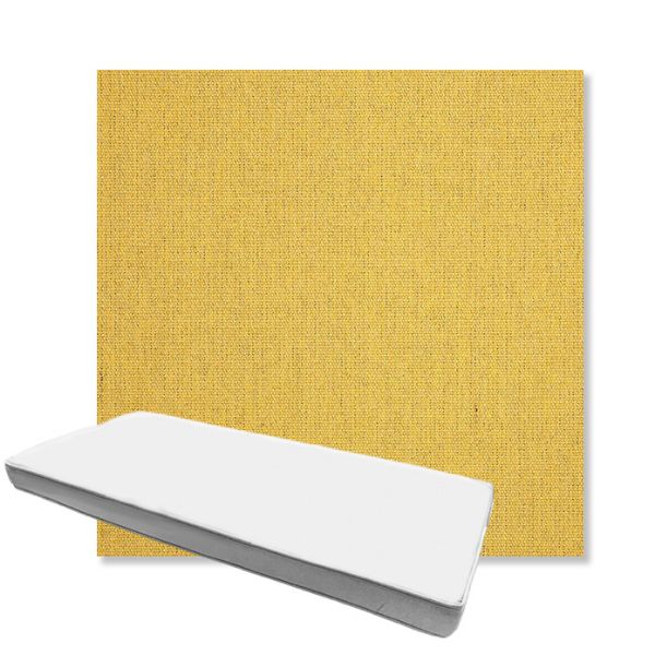 Picture of Heritage Dijon | Boxed Custom Outdoor Bench Cushion - Sunbrella© Fabric