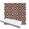 Picture of Hoopla Black Cherry | Boxed Custom Outdoor Bench Cushion - Sunbrella© Fabric