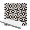 Picture of Hoopla Panda | Boxed Custom Outdoor Bench Cushion - Sunbrella© Fabric