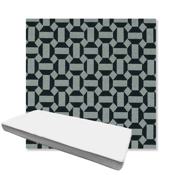 Picture of Hoopla Plume | Boxed Custom Outdoor Bench Cushion - Sunbrella© Fabric