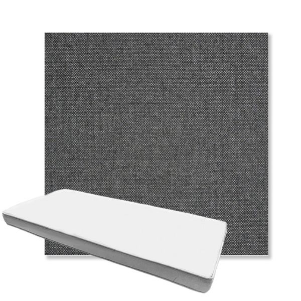 Picture of Idol Slate | Boxed Custom Outdoor Bench Cushion - Sunbrella© Fabric