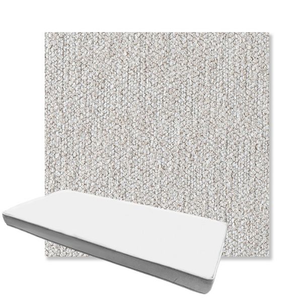 Picture of Improve Stucco | Boxed Custom Outdoor Bench Cushion - Sunbrella© Fabric