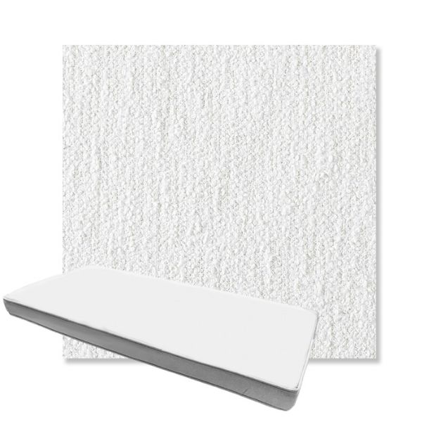 Picture of Improve White | Boxed Custom Outdoor Bench Cushion - Sunbrella© Fabric