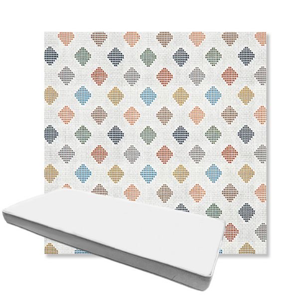 Picture of Infused Gem | Boxed Custom Outdoor Bench Cushion - Sunbrella© Fabric