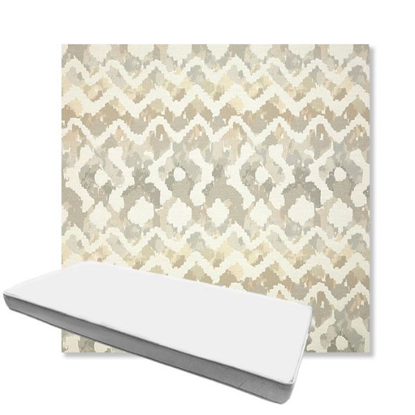 Picture of Inga Marble | Boxed Custom Outdoor Bench Cushion - Sunbrella© Fabric