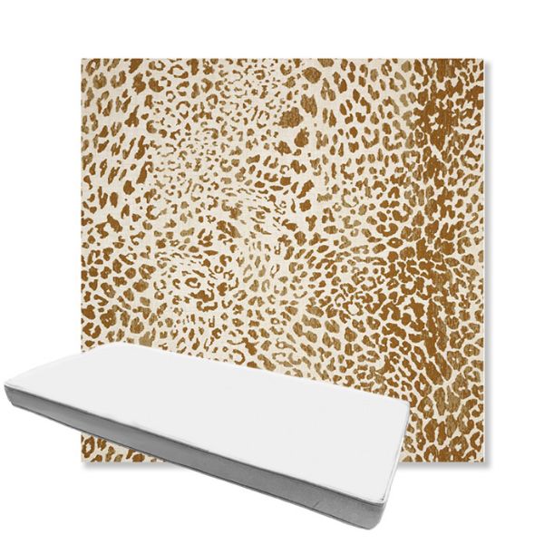Picture of Instinct Toffee | Boxed Custom Outdoor Bench Cushion - Sunbrella© Fabric