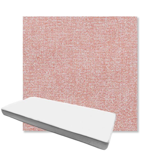 Picture of Kismet Coral | Boxed Custom Outdoor Bench Cushion - Sunbrella© Fabric