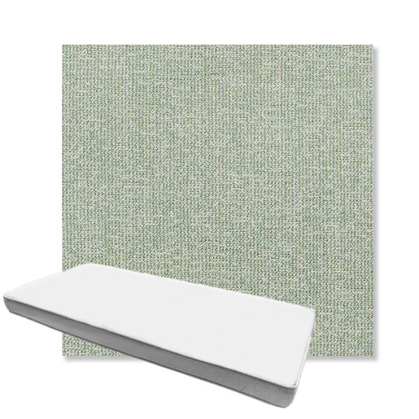 Picture of Kismet Moss | Boxed Custom Outdoor Bench Cushion - Sunbrella© Fabric