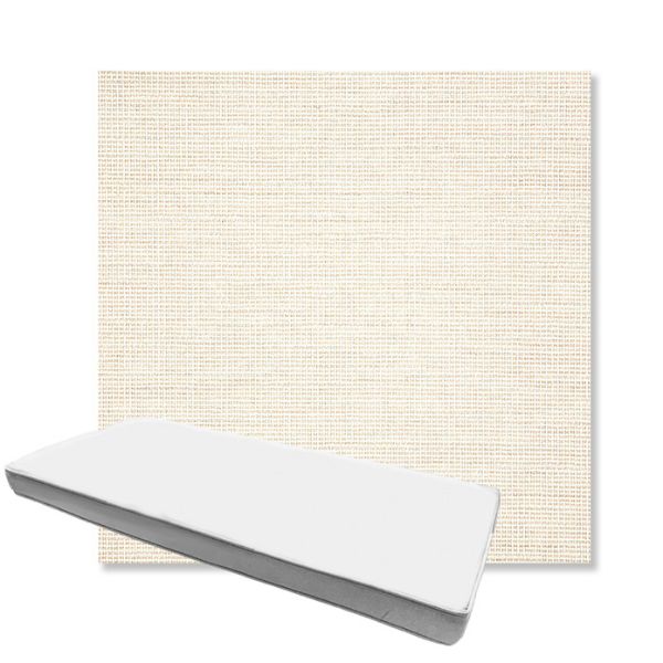Picture of Kudos Vellum | Boxed Custom Outdoor Bench Cushion - Sunbrella© Fabric