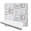 Picture of Labyrinth Cloud | Boxed Custom Outdoor Bench Cushion - Sunbrella© Fabric