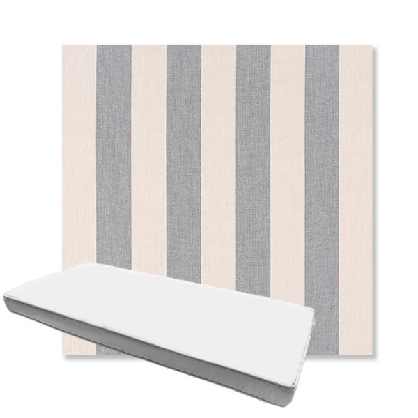 Picture of Leisure Denim | Boxed Custom Outdoor Bench Cushion - Sunbrella© Fabric