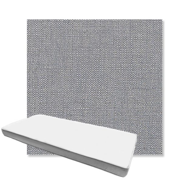 Picture of Linville Denim | Boxed Custom Outdoor Bench Cushion - Sunbrella© Fabric