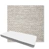 Picture of Litchfield Fog | Boxed Custom Outdoor Bench Cushion - Sunbrella© Fabric