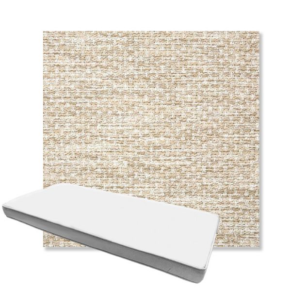 Picture of Litchfield Sand | Boxed Custom Outdoor Bench Cushion - Sunbrella© Fabric