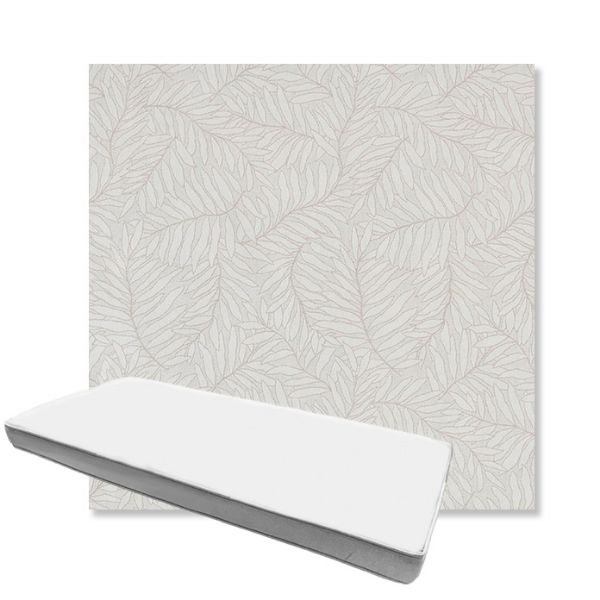 Picture of Lively Parchment | Boxed Custom Outdoor Bench Cushion - Sunbrella© Fabric
