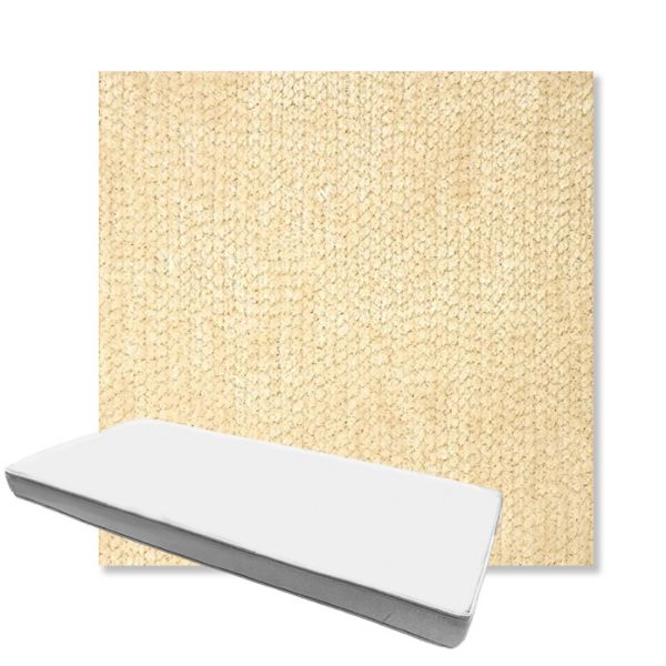 Picture of Margo Parchment | Boxed Custom Outdoor Bench Cushion - Sunbrella© Fabric